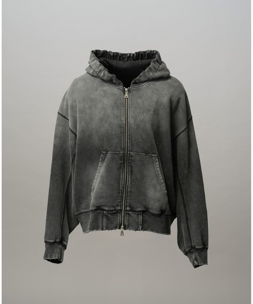 UNISEX》Prime-Over Fade Sweat Zip Hoodie/プライムオーバーフェード