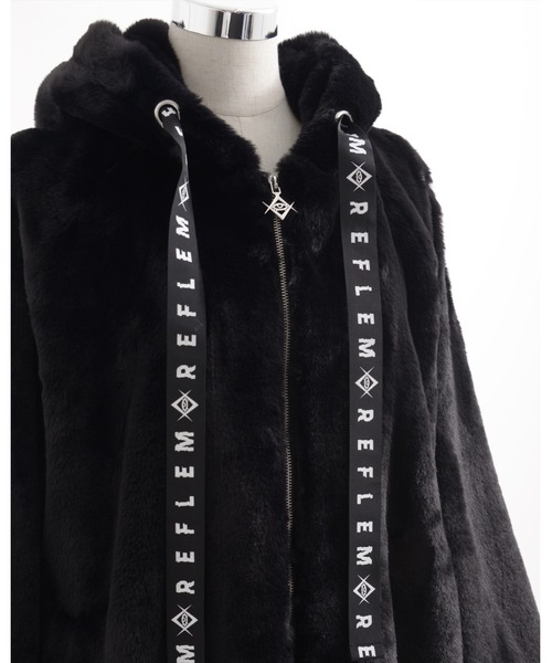 REFLEM/レフレム』うさ耳BIGファーパーカー/ファーブルゾン フーディー