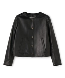 ノーカラージャケット（レザー・本革）ファッション通販 - ZOZOTOWN