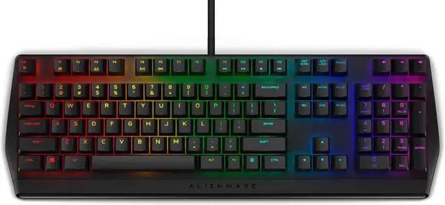 Alienware Low-Profile RGB Gaming Keyboard AW410K: Alienfx Per Key
