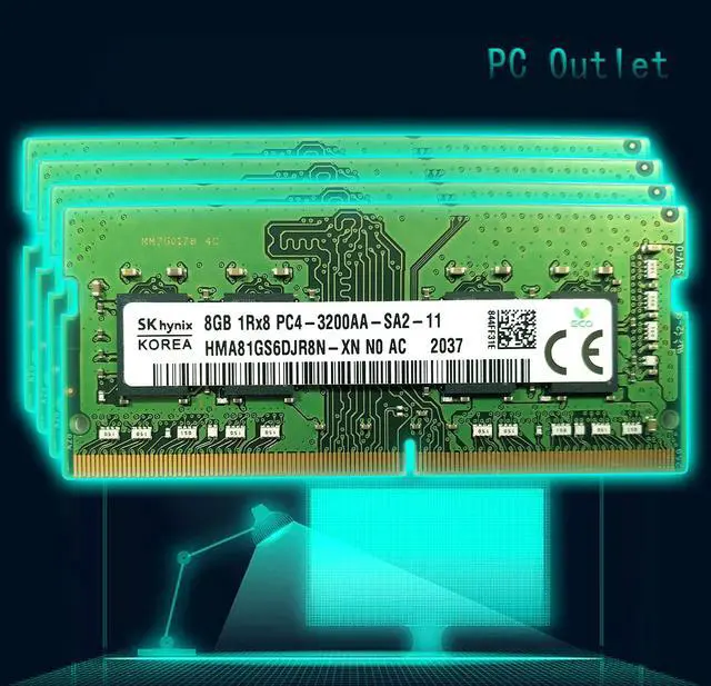 SK Hynix HMA81GS6DJR8N-XN 32GB(4X8GB) DDR4-3200MHz CP4-25600 SO