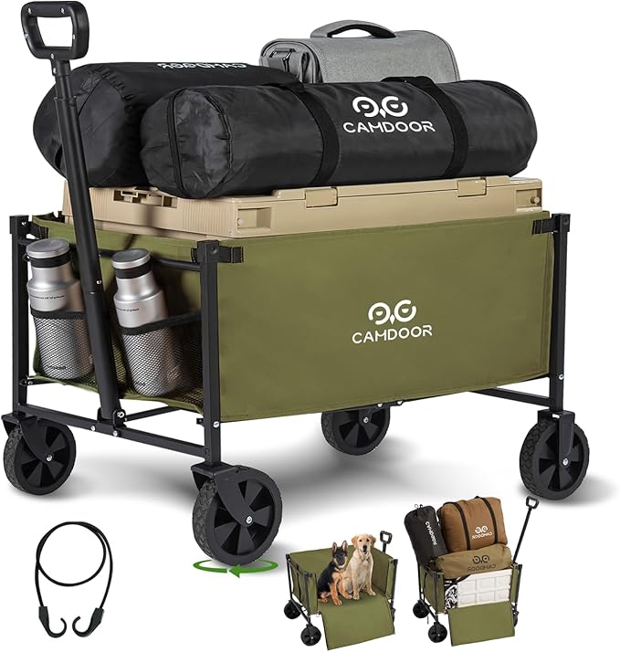 サイドが開ける キャリーワゴン キャリーカート コンパクト 耐荷重65kg