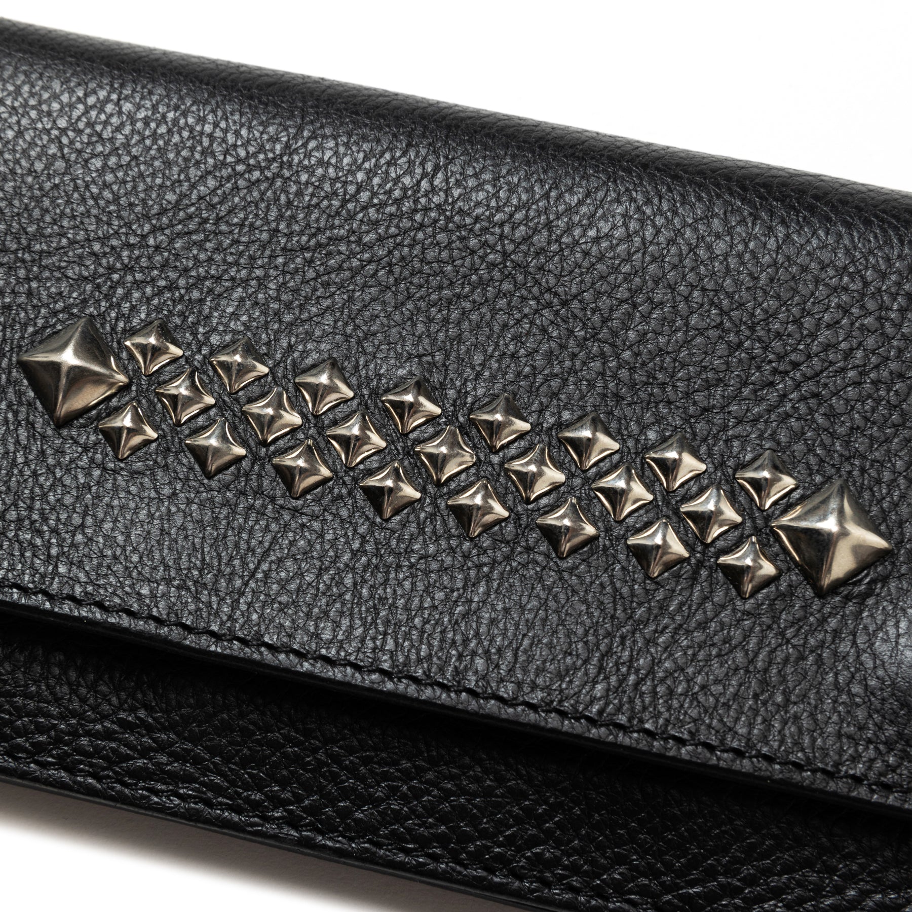 STUDS LEATHER LONG WALLET – CALEE ONLINE STORE