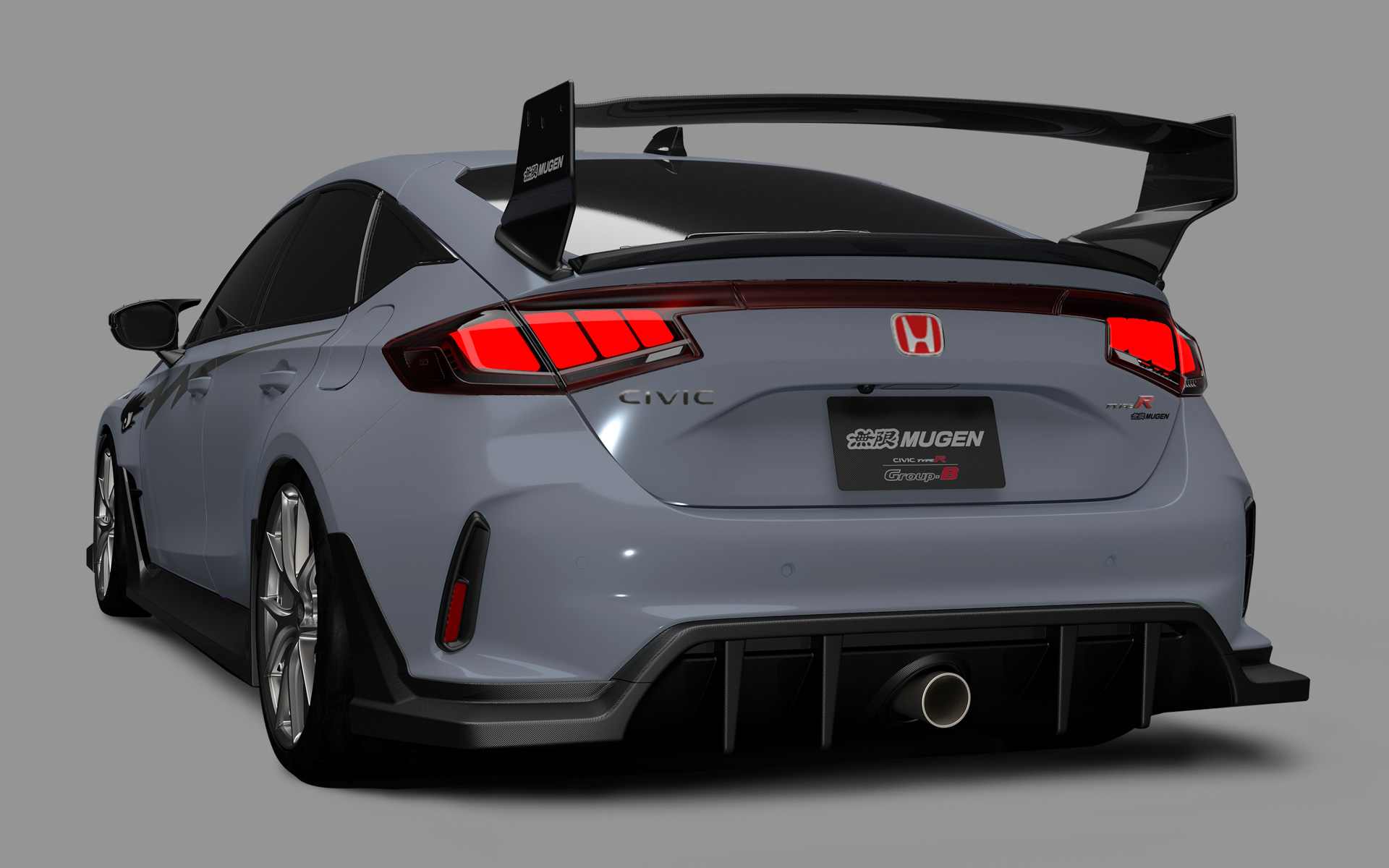無限、量産仕様パーツ装着の「CIVIC TYPE R MUGEN Group.B Pre