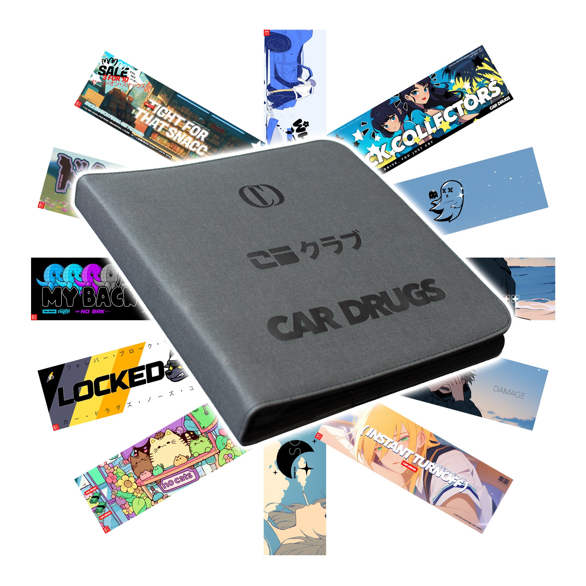 1st Edition Slap Binder + 12 Limited Slaps – CarDrugs.com