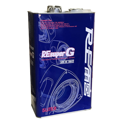 RE雨宮 RE Super G SM エンジンオイル 5L×1缶 10w-40 – carpartswebstore