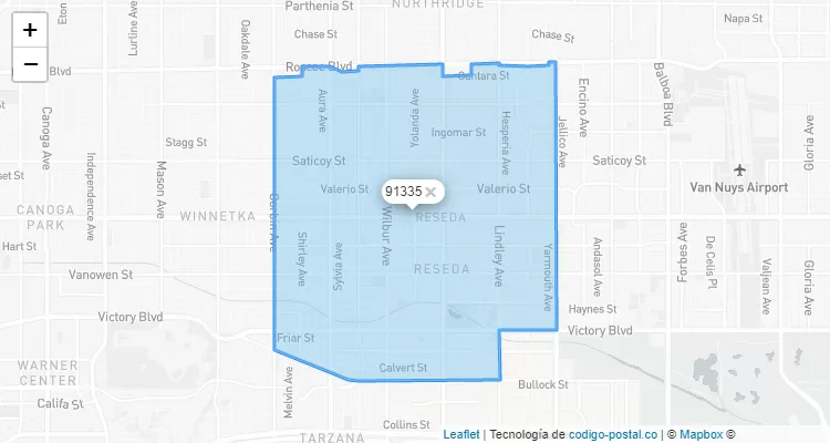 91335 ZIP Code - United States