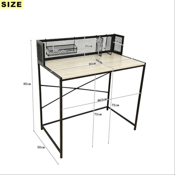 軒先渡し】後藤家具物産 デスク 古木風3Dシート 幅900×奥行500×高さ