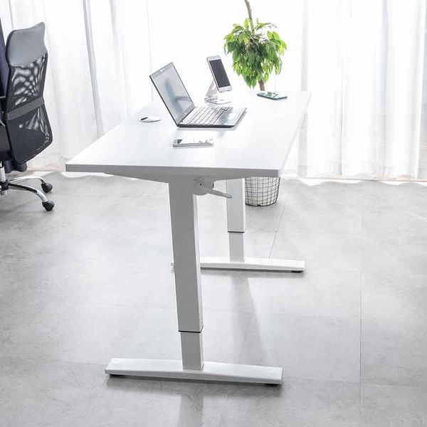 三栄コーポレーション 高さ・角度調整付き昇降式デスク 幅120cm