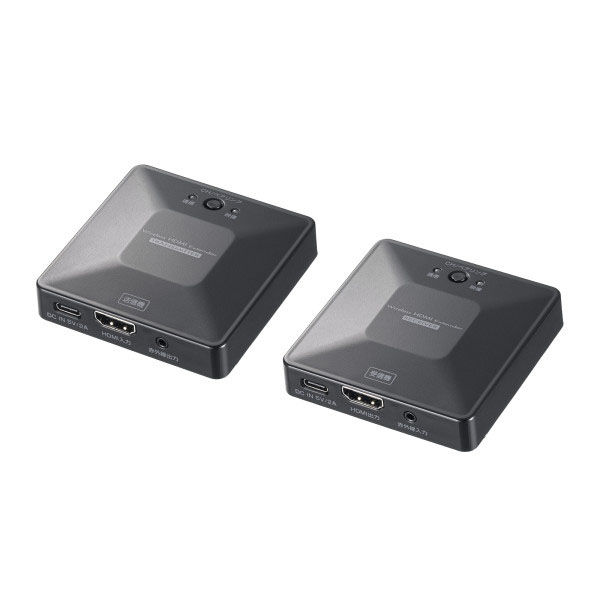 サンワサプライ ワイヤレスHDMIエクステンダー（最大60m延長・セット