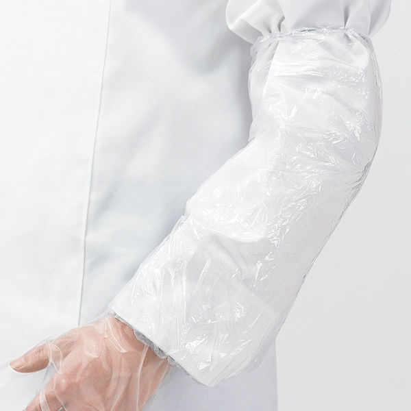 ポリエチレンアームカバー クリア #4750 1袋（50枚入） 低密度