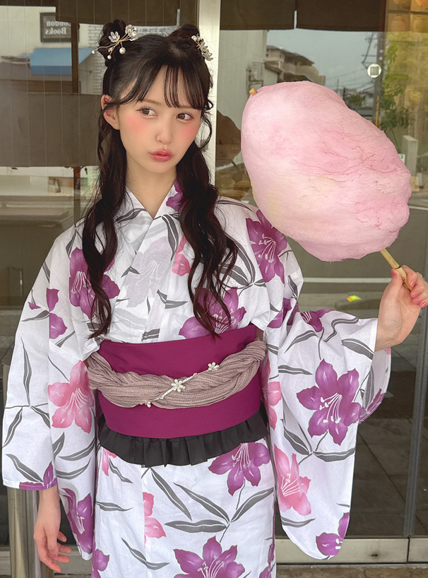 百合浴衣セット[gi1324] | レディースファッション通販のグレイル(GRL