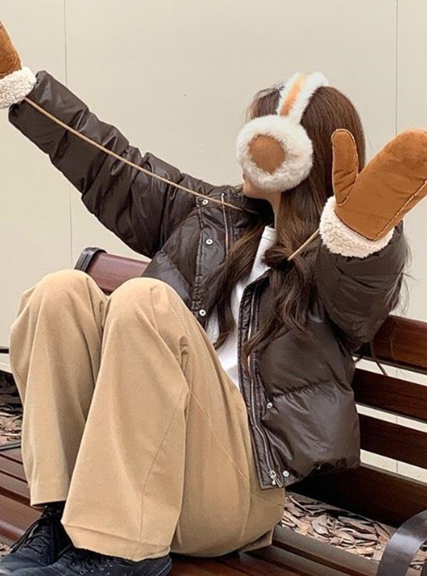 ムートン風イヤーマフラー[dd439] | レディースファッション通販の