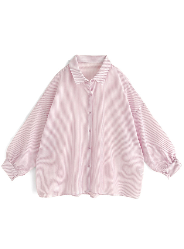 ストライプ柄シアーシャツ[dk954] | レディースファッション通販の