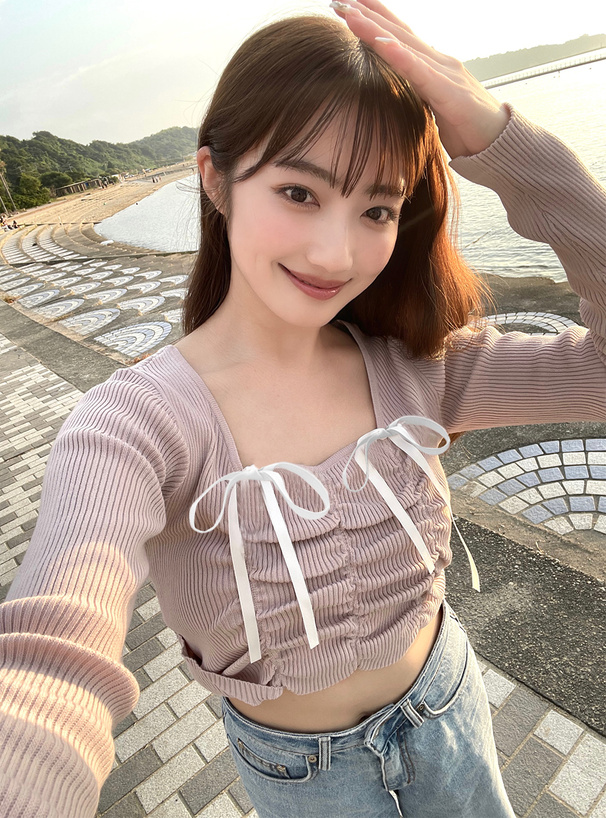 リボンギャザーニットトップス[dr727] | レディースファッション通販の