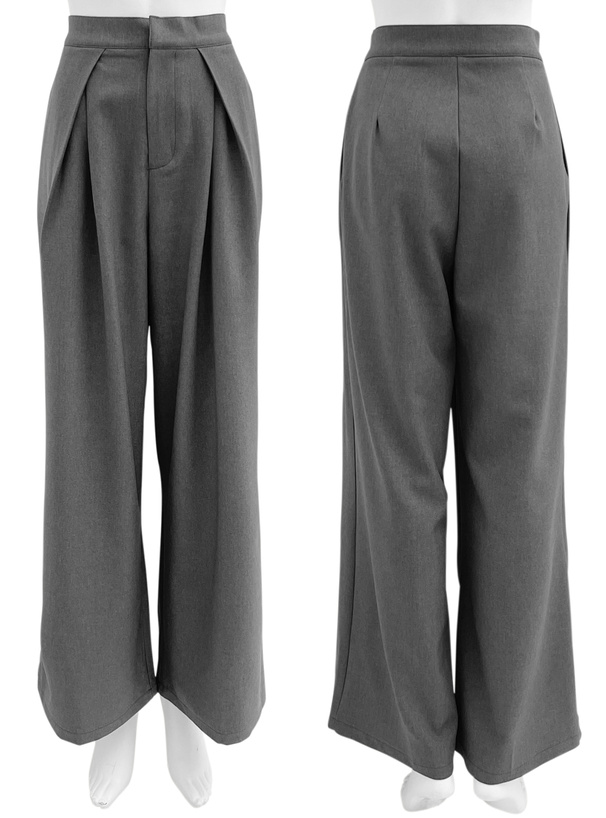 タックワイドパンツ[ks007] | レディースファッション通販のグレイル