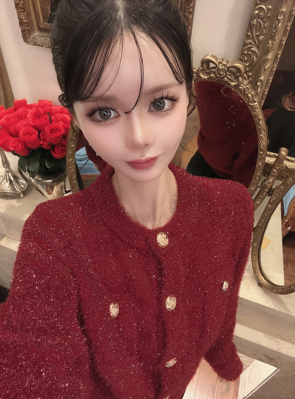 ラメフェザーカーディガン[kz618] | レディースファッション通販の