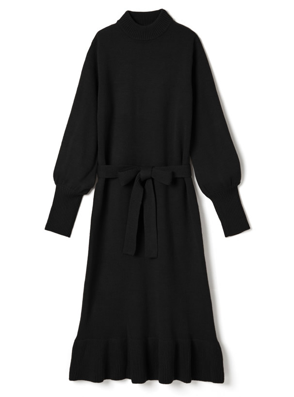 ウエストリボンニットワンピース[mb924] | レディースファッション通販