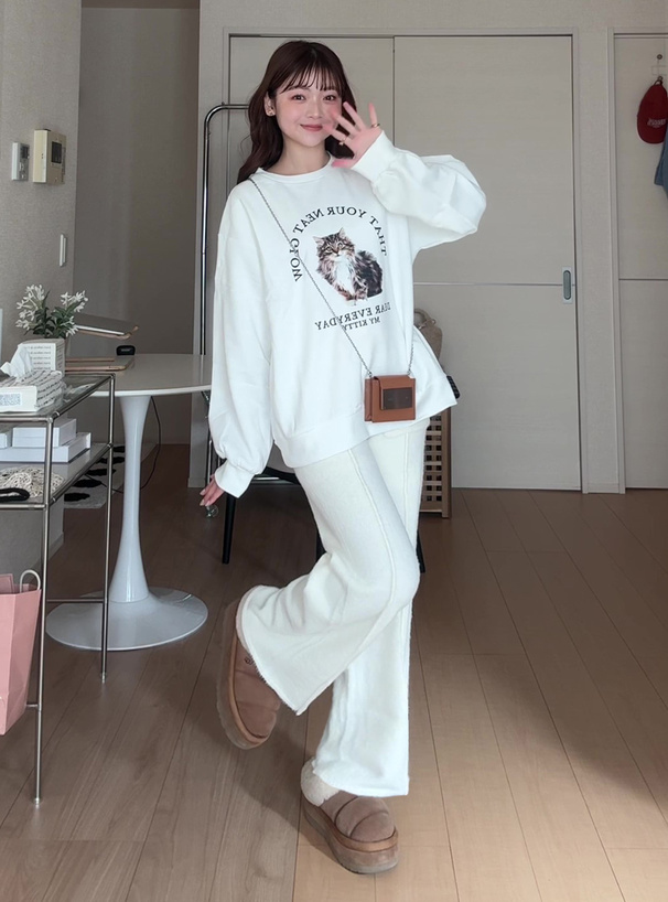 フェザーヤーンニットパンツ[mh68] | レディースファッション通販の