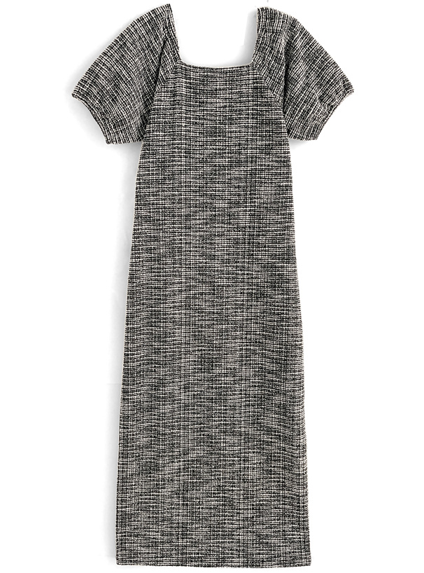ツイードスクエアネックワンピース[sm67] | レディースファッション