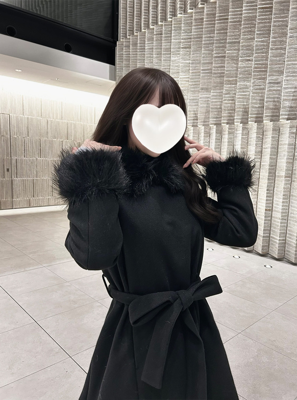 リボンベルト付きファーガウンコート[ze927] | レディースファッション