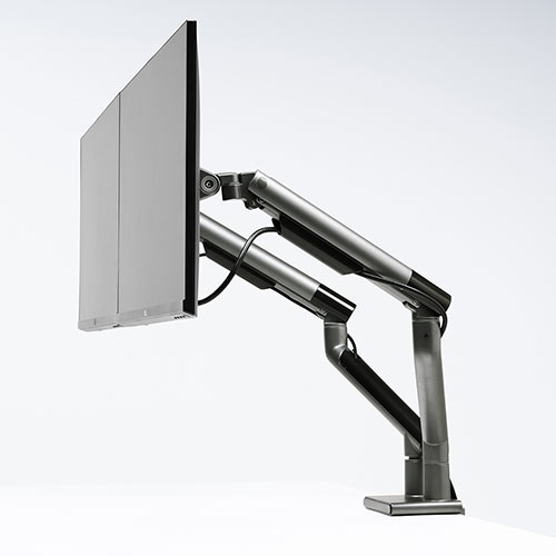 モニターアーム デュアル2画面（机・スプリング・フレキシブル・VESA