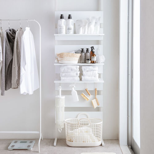 突っ張り棚（突っ張りラック・幅60cm・シェルフ・棚・3段・壁面収納