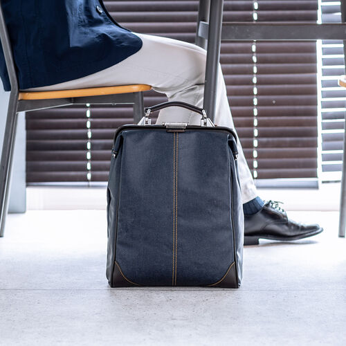 ダレスバッグ（日本製・岡山デニム・豊岡縫製・3WAY・耐水加工