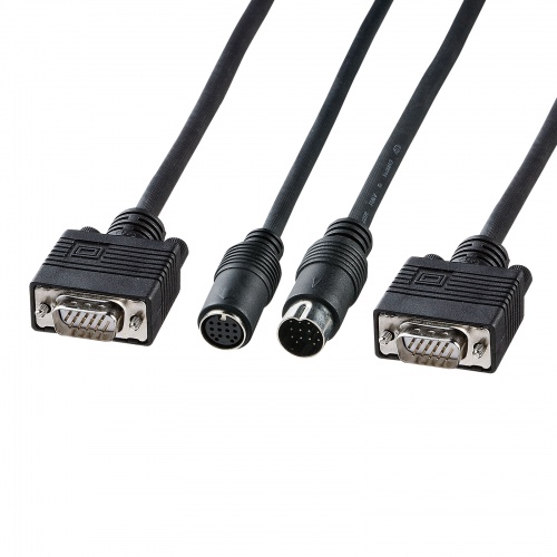 サンワサプライ】DOS/Vパソコンとディスプレイを接続するディスプレイ