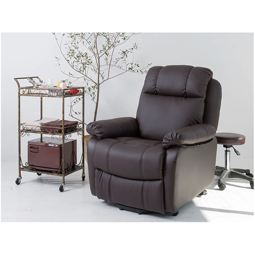 電動ラウンジチェア SHIFFON Jr(ブラック)｜まつげエクステ商材の松風