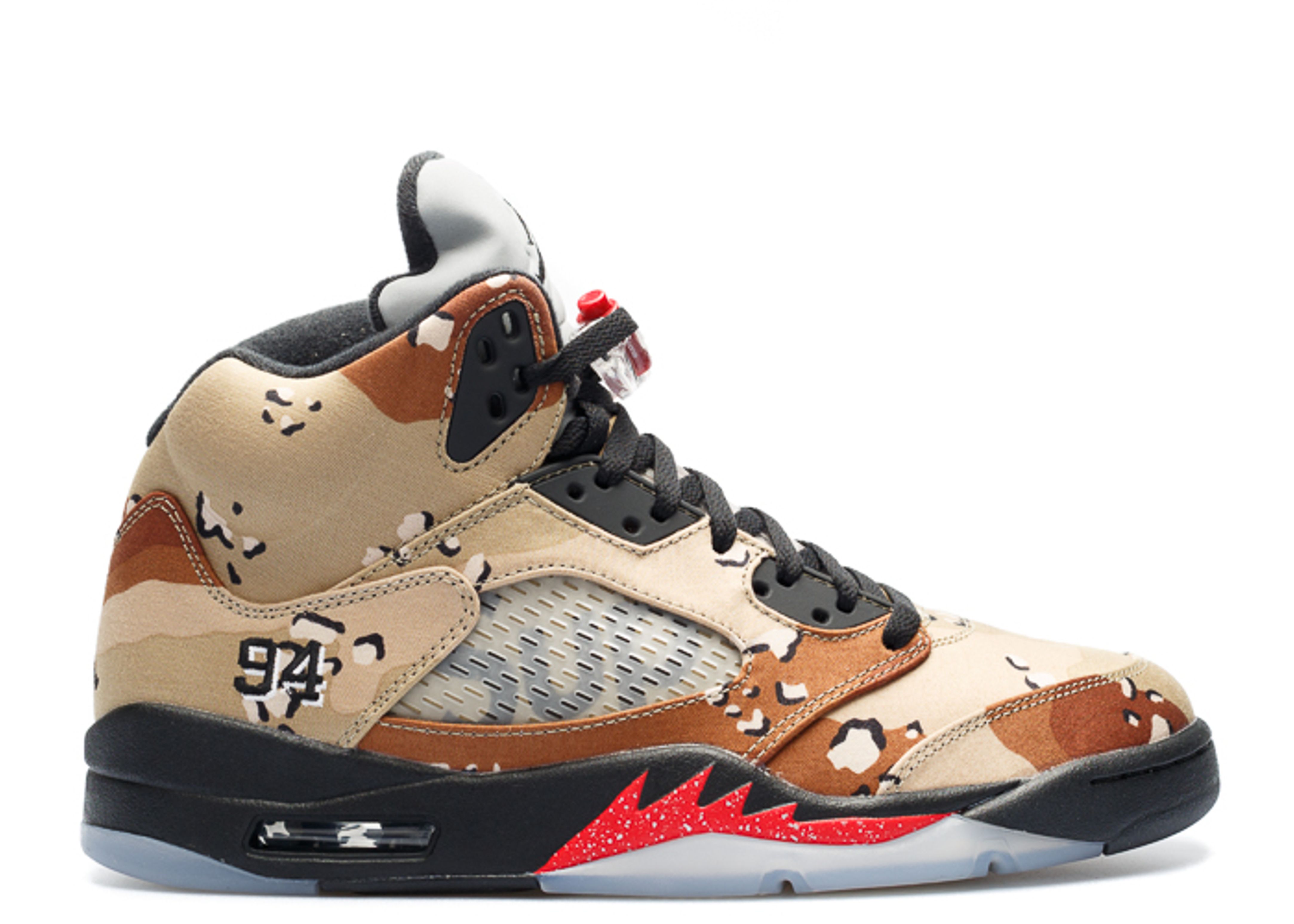 Supreme X Jordan 5 Retro 'Desert Camo' - Air Jordan - 824371 201