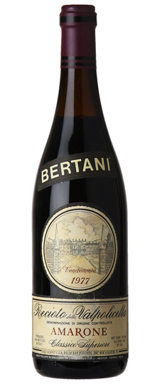 1977 Bertani Amarone Recioto della Valpolicella Classico Superiore