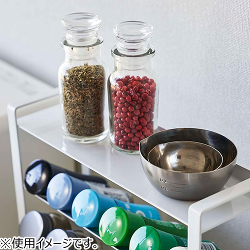 山崎実業 タワー（tower） スリムスパイスラック 4段 8144 ホワイト