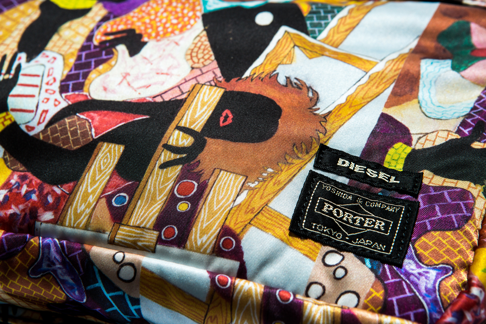 日本上陸30周年を記念したDIESEL × PORTER × 横尾忠則のトリプルコラボ