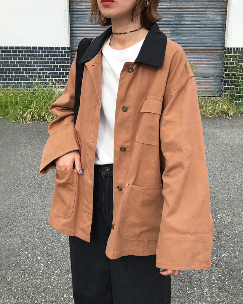 冬到来！新品ロイスクレヨンミリタリージャケット 焦茶色とオレンジの