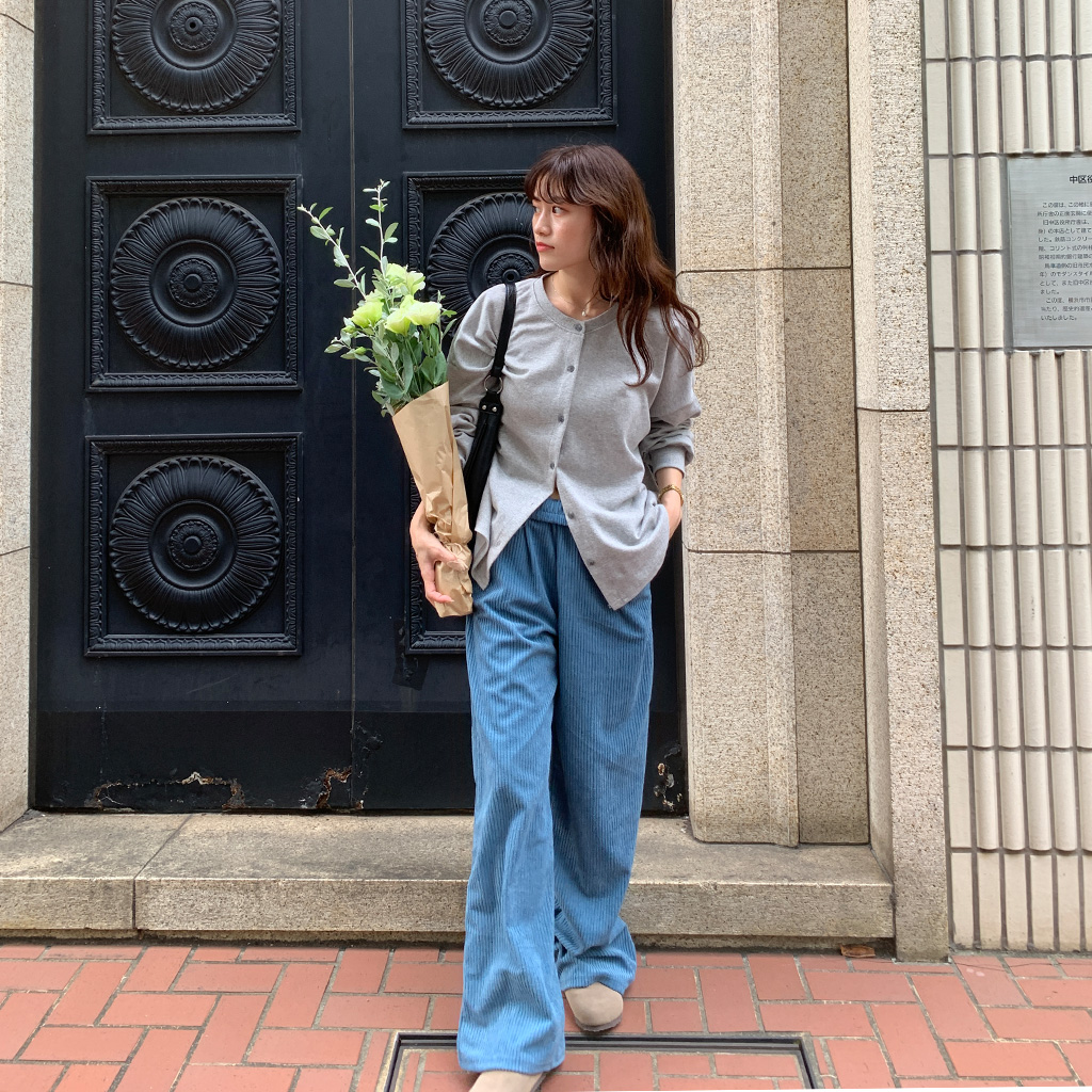 オーバーサイズボタンカーディガン | ファッション通販サイト NUGU