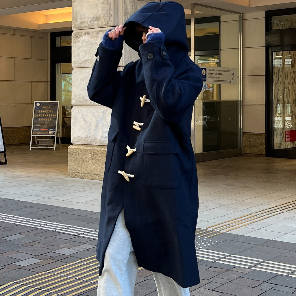 ベーシックフーディーダッフルコート | ファッション通販サイト NUGU