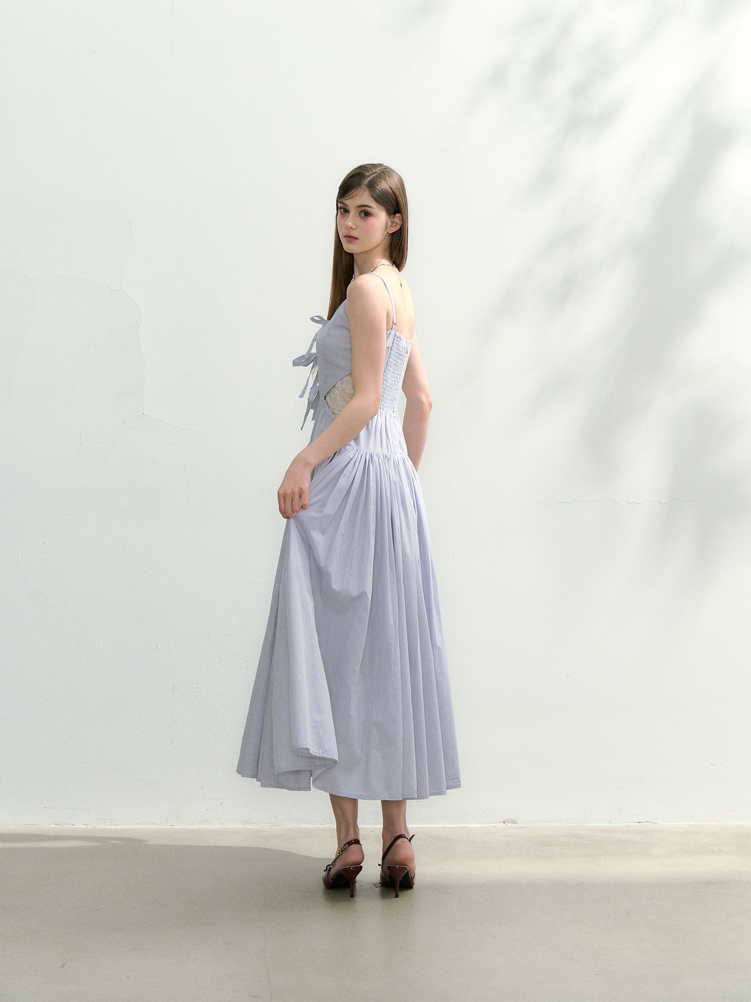 ribbon slit summer one-piece | ファッション通販サイト NUGU