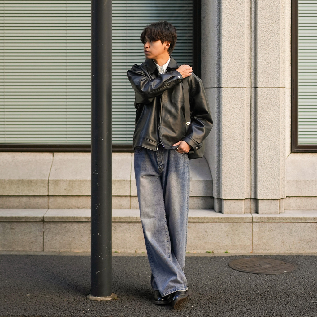 ダブルジップレザージャケット | ファッション通販サイト NUGU