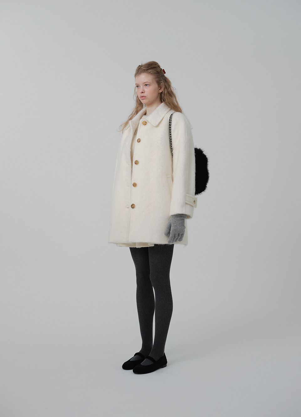 Snow White Half Balmacaan Coat | ファッション通販サイト NUGU