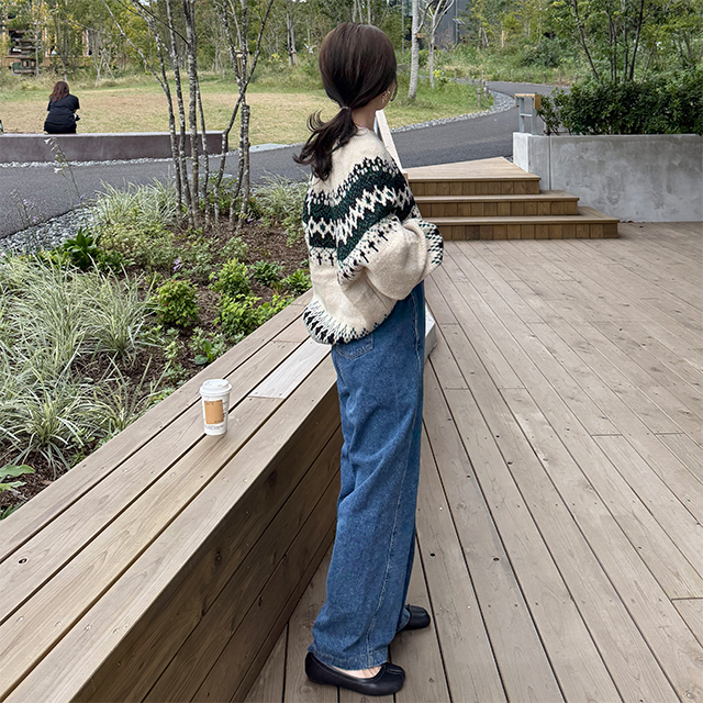 ノルディック柄ニット | ファッション通販サイト NUGU