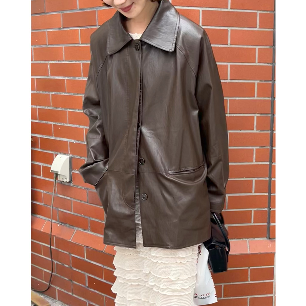 カラーレザージャケット | ファッション通販サイト NUGU