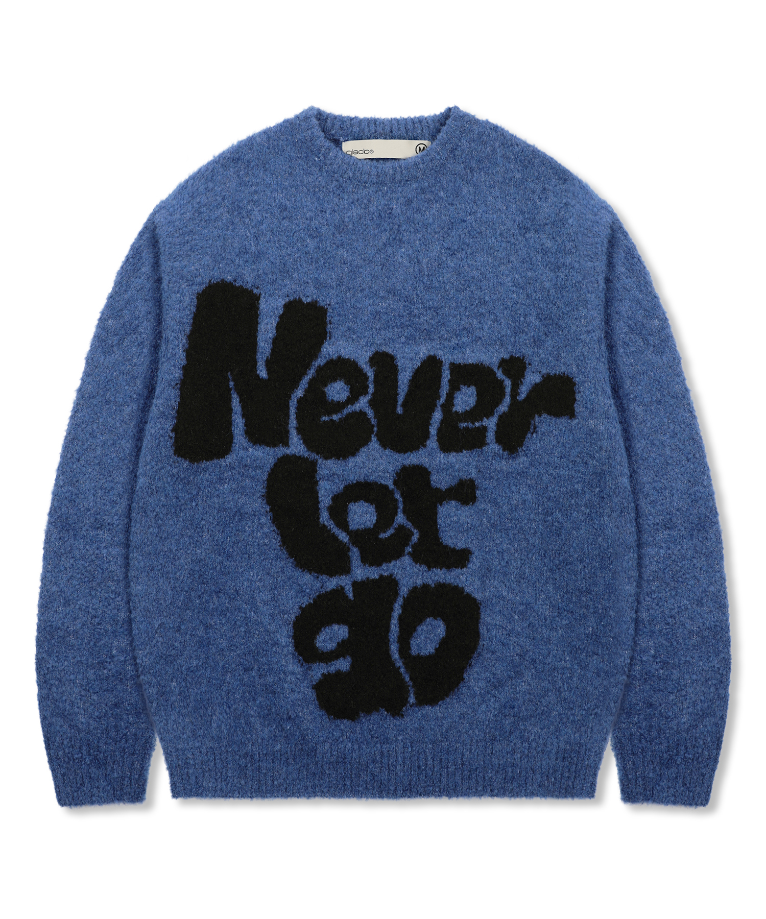 GNT074 Neverletgo Bouclé Knit Pullover (NAVY) | ファッション通販