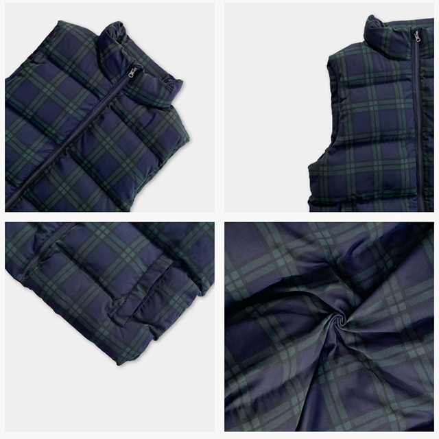 チェックダウンベスト | ファッション通販サイト NUGU