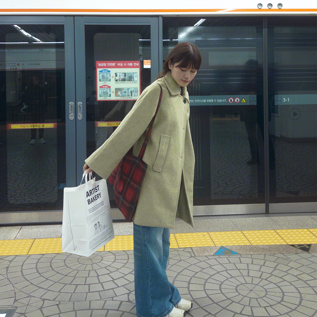 カラーミドルコート | ファッション通販サイト NUGU