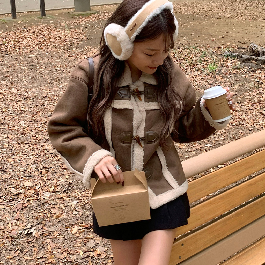 クロップドファームートンジャケット | ファッション通販サイト NUGU