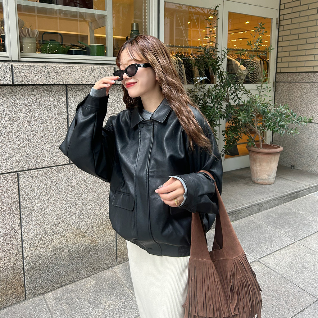 カラーレザージャケット | ファッション通販サイト NUGU