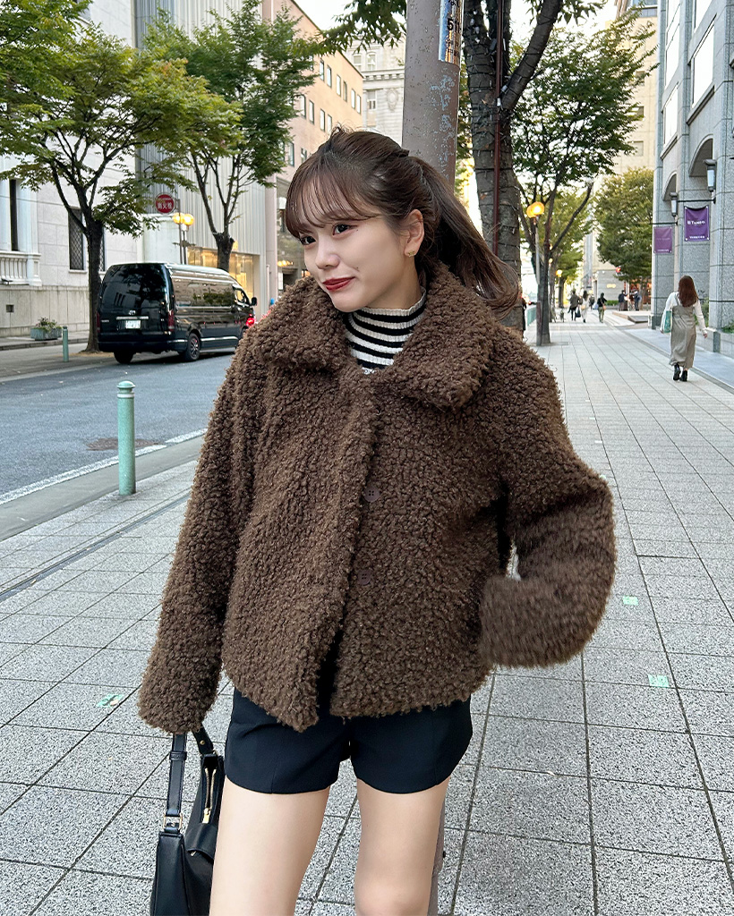 ショートファージャケット | ファッション通販サイト NUGU