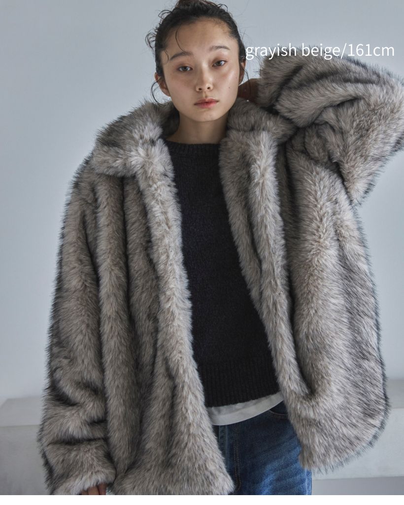 ミックスファーミドルコート | ファッション通販サイト NUGU