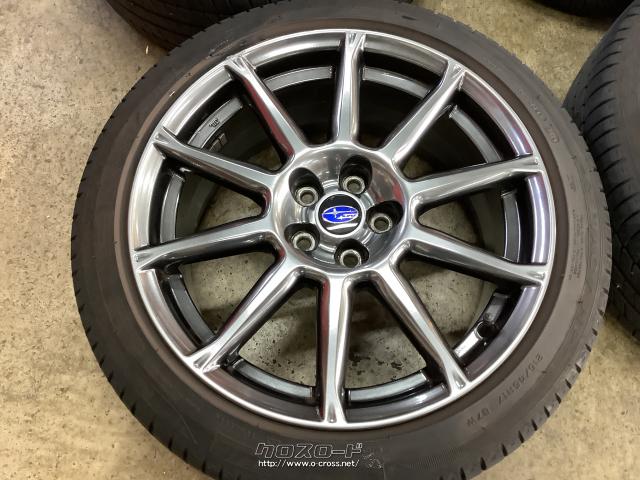 ホイール・タイヤ・17インチ中古スバルBRZ後期純正アルミ4本SetJ43・ご